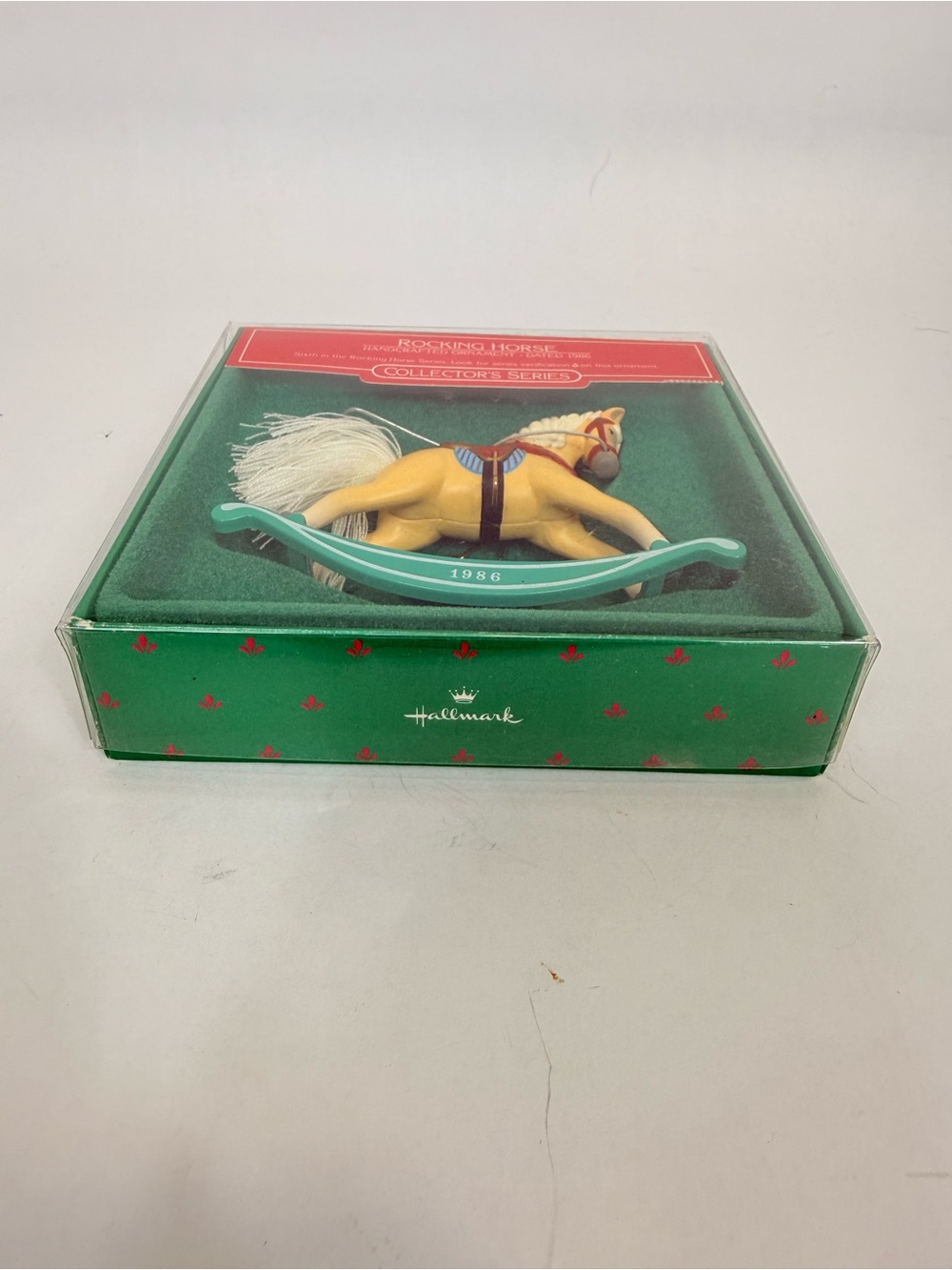 Hallmark Collector’s Series Rocking Horse Ornament Handcrafted 1986 - Picture 4 of 4